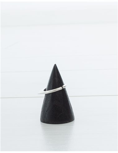 Anillo plano-negro